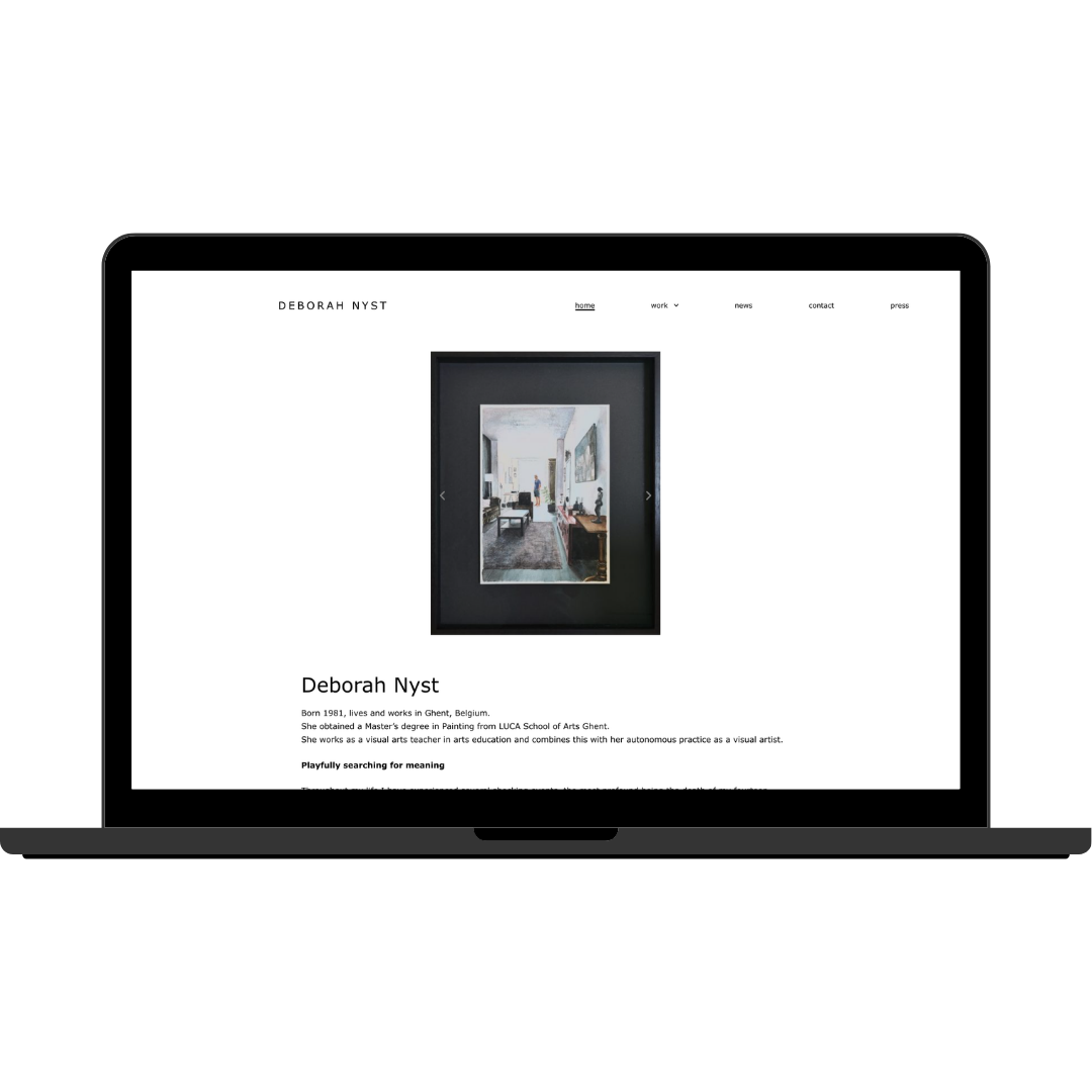 deborah nyst website door AT Digital Full service digital agency